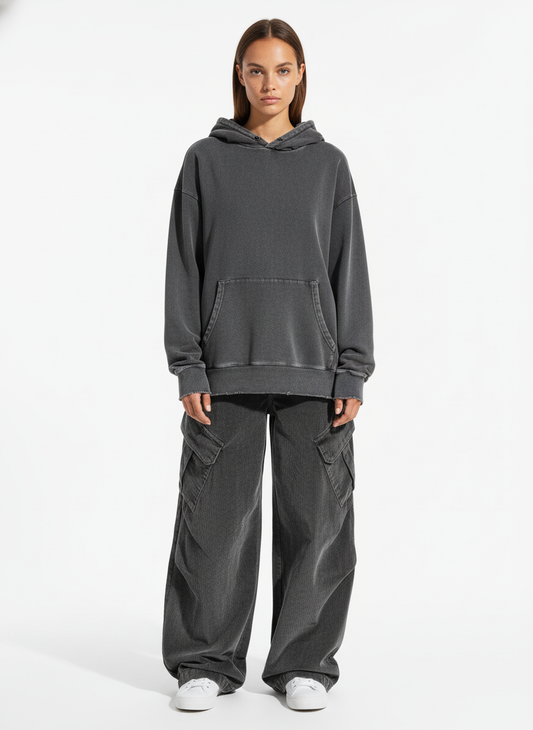 Vintage Corduroy Pleated Workwear Casual Pants