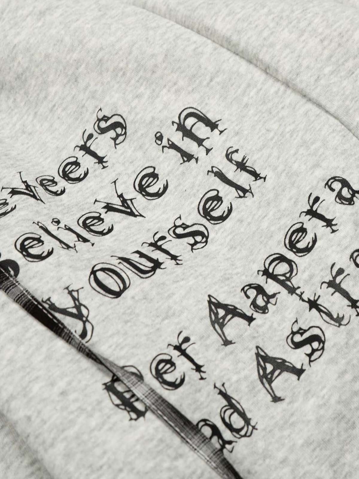 Stylish Loose-Fit Lounge Pants with Inspirational Quotes and Bold Lettering 