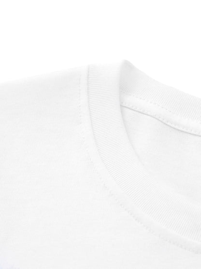 Butterfly Patch Embroidered Graphic T-Shirt 