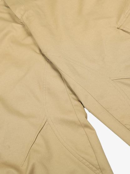 Wide-Leg Cargo Capri Pants with Multiple Pockets 