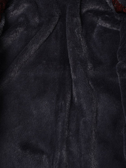 Winter Bomber Jacket with Detachable Faux Fur Hood - Perfect for Cold Weather 