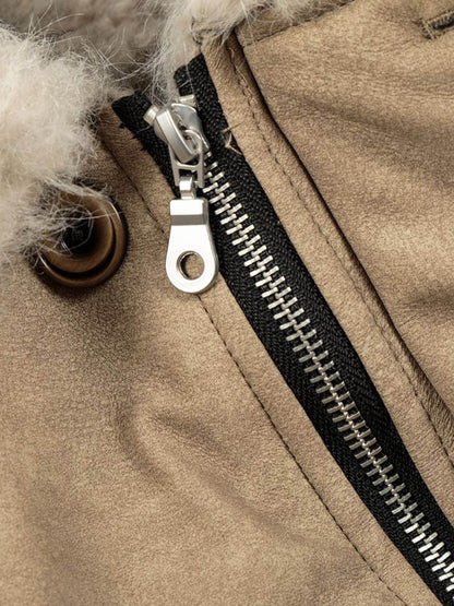 Quilted Puffer Jacket with Faux Fur Trim - Winter Essentials for Ultimate Warmth 