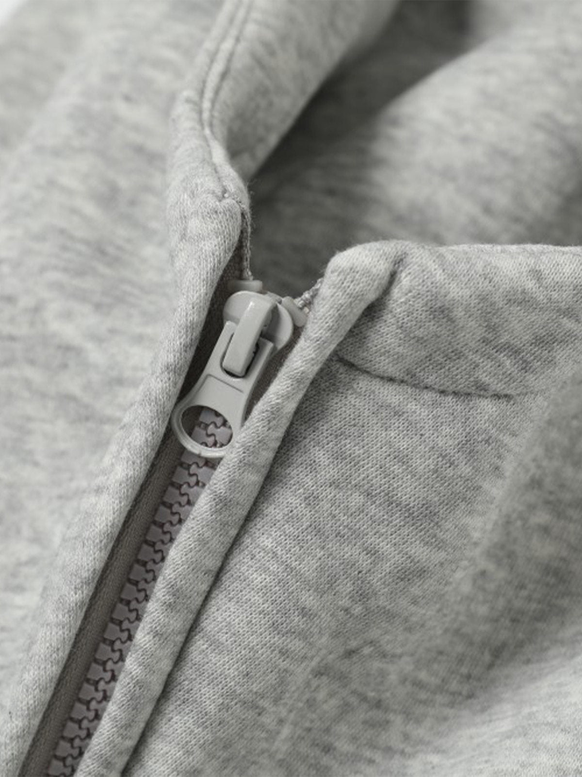 Dark Street Style Cat Ear Studded Zip-Up Hoodie