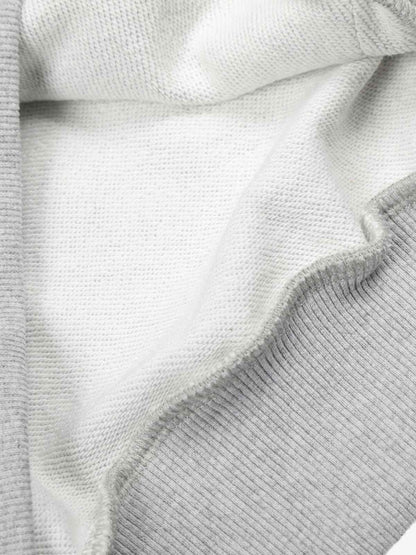 Embroidered Graphic Studded Hoodie and  Wide Leg Sweatpants Set