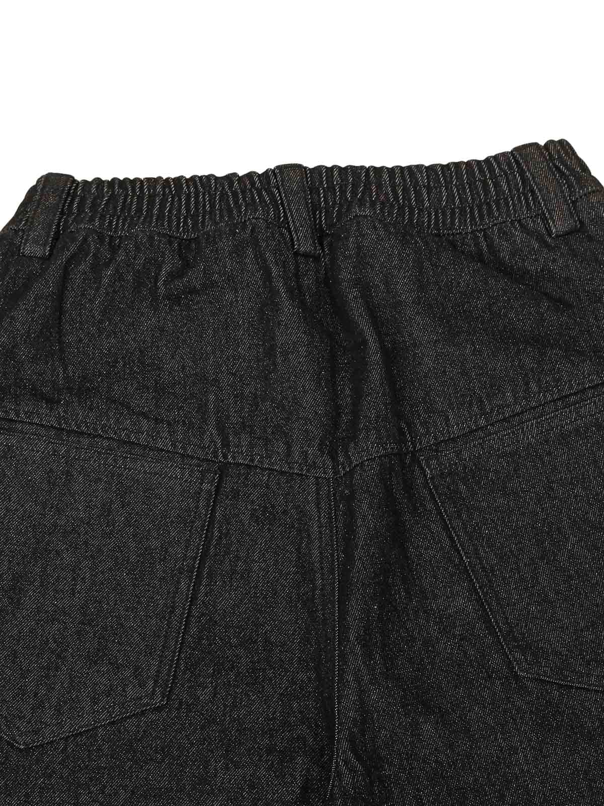 Deconstructed Rivet Scimitar Jeans 