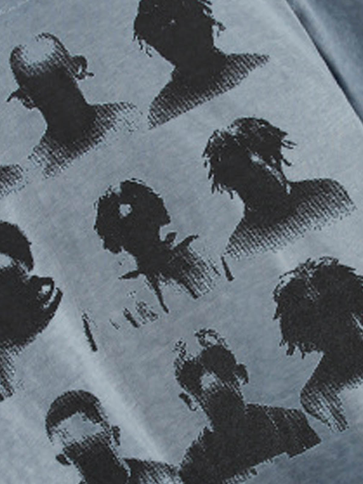 Cotton Oversized Graphic T-Shirt with Vintage Portrait Print for Men Women Streetwear Fashion 