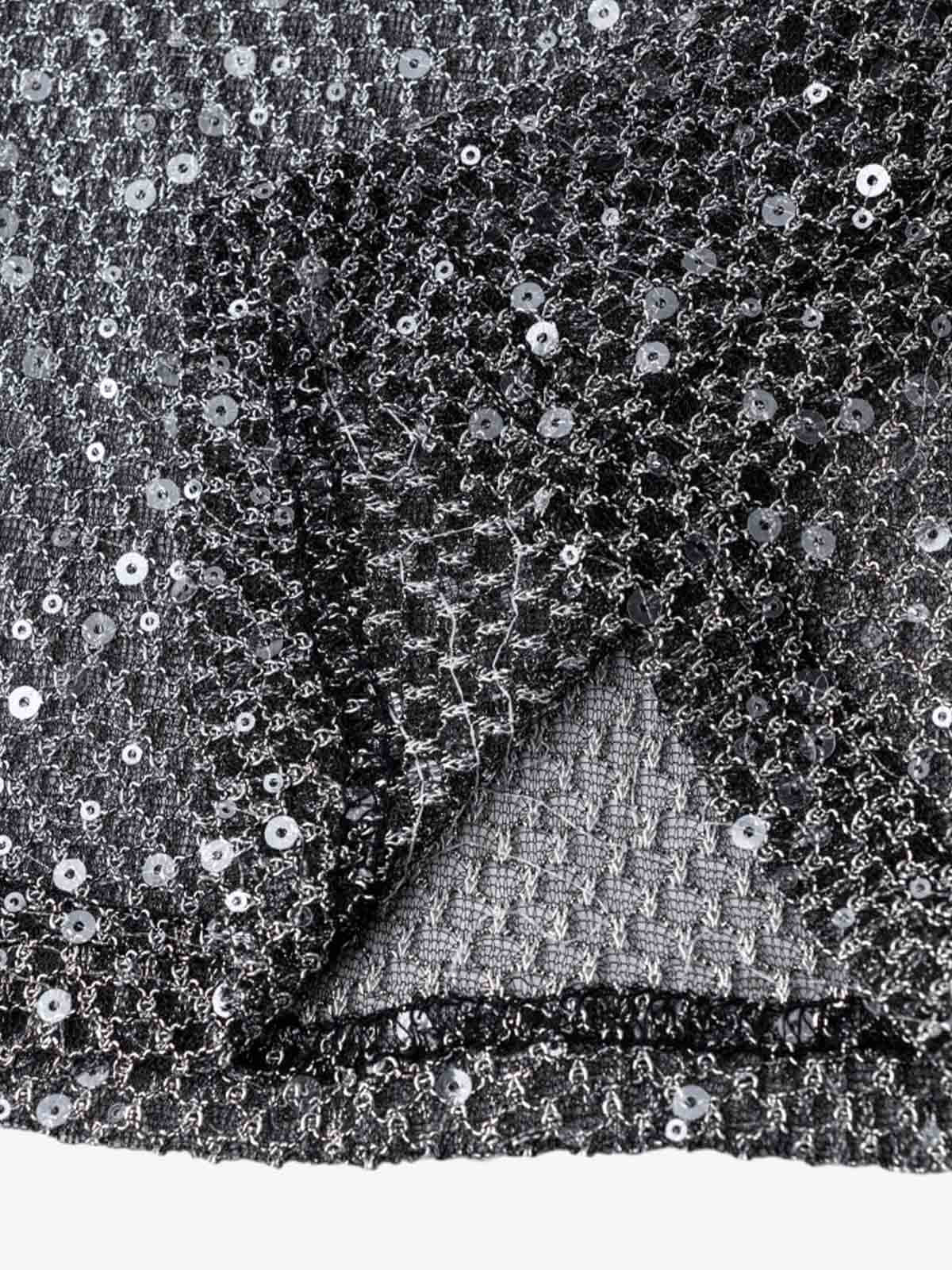 Glitter Niche See-through Mesh T-shirt 