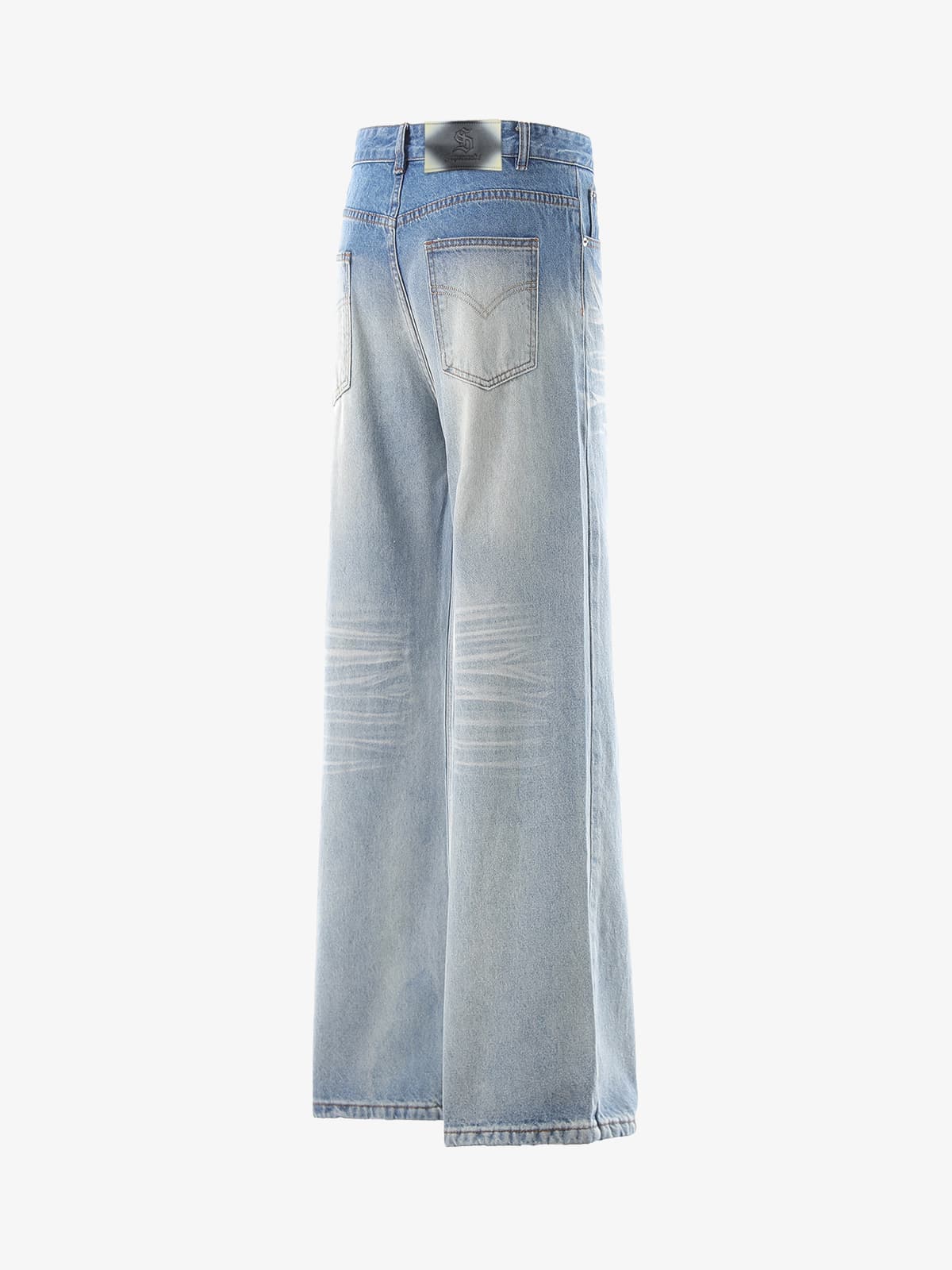 High-Waisted Wide-Leg Cargo Pants with Unique Pocket Design 