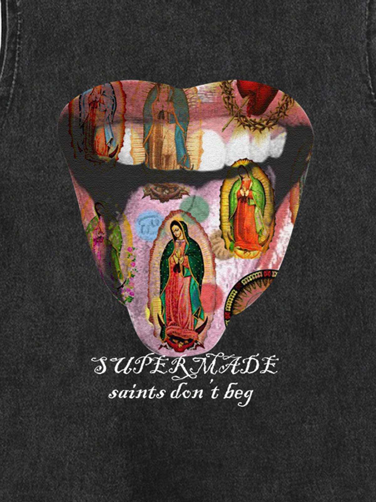 Original Saints Don' t  Beg Graphic Vest 