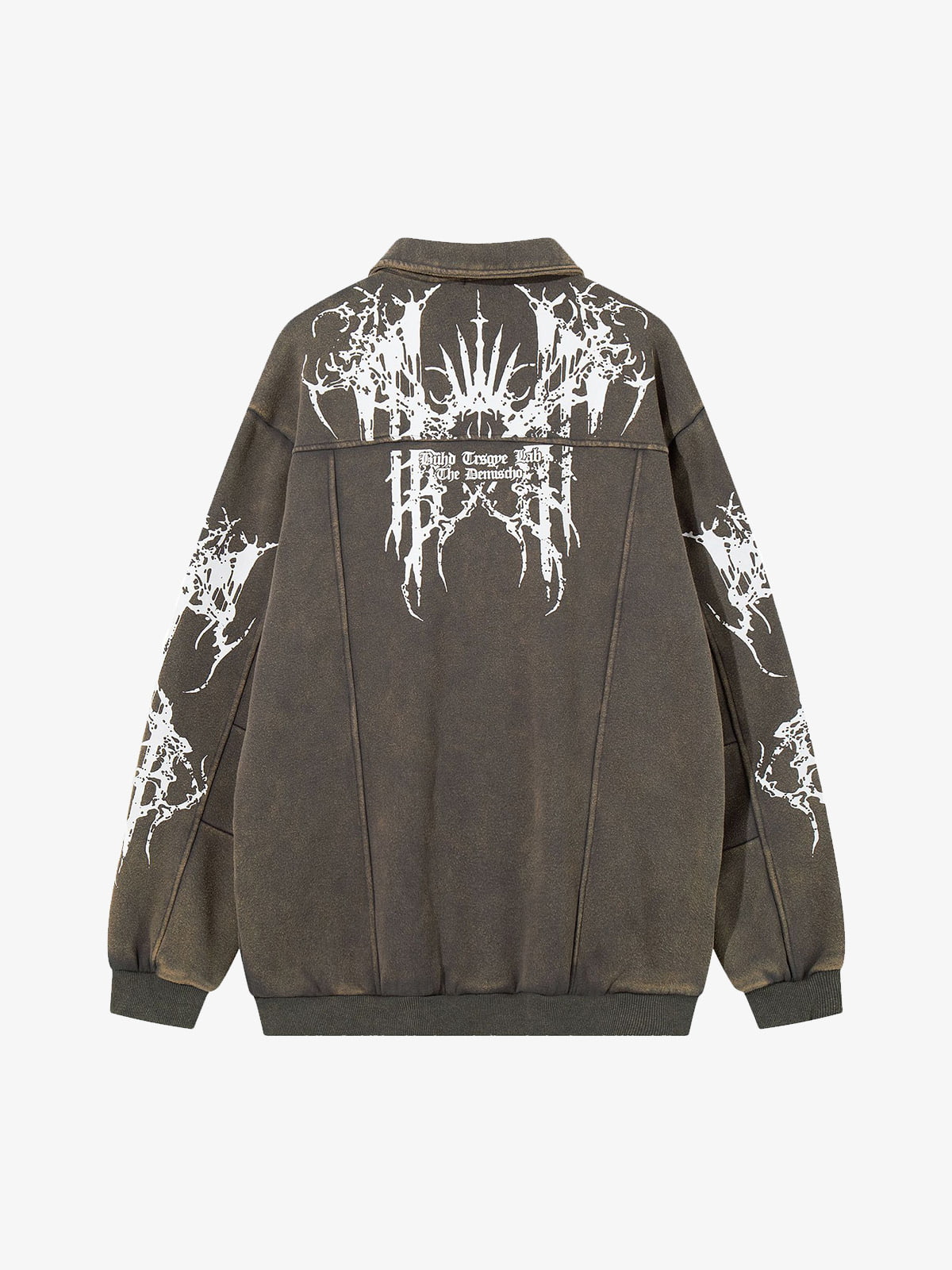 Skull Pattern Knit Sweater for Fall and Winter 