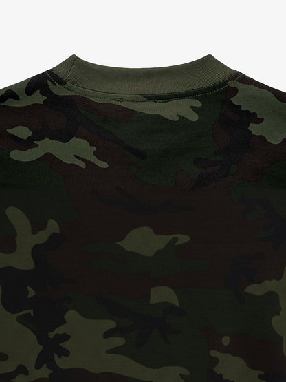 Cotton Camouflage Print T-Shirt with SuperMade Logo Design for Men and Women?