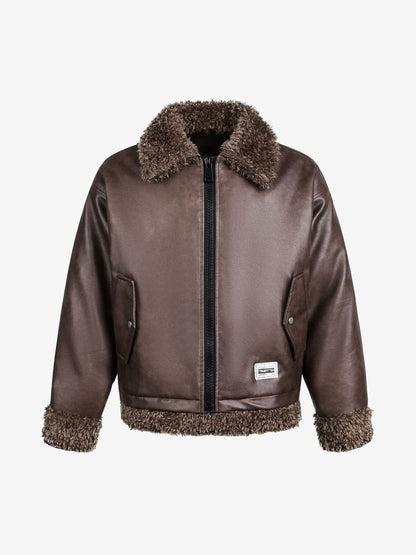 Stylish Faux Fur Trimmed Jacket for Winter Warmth and Fashion 