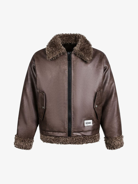 Stylish Faux Fur Trimmed Jacket for Winter Warmth and Fashion 