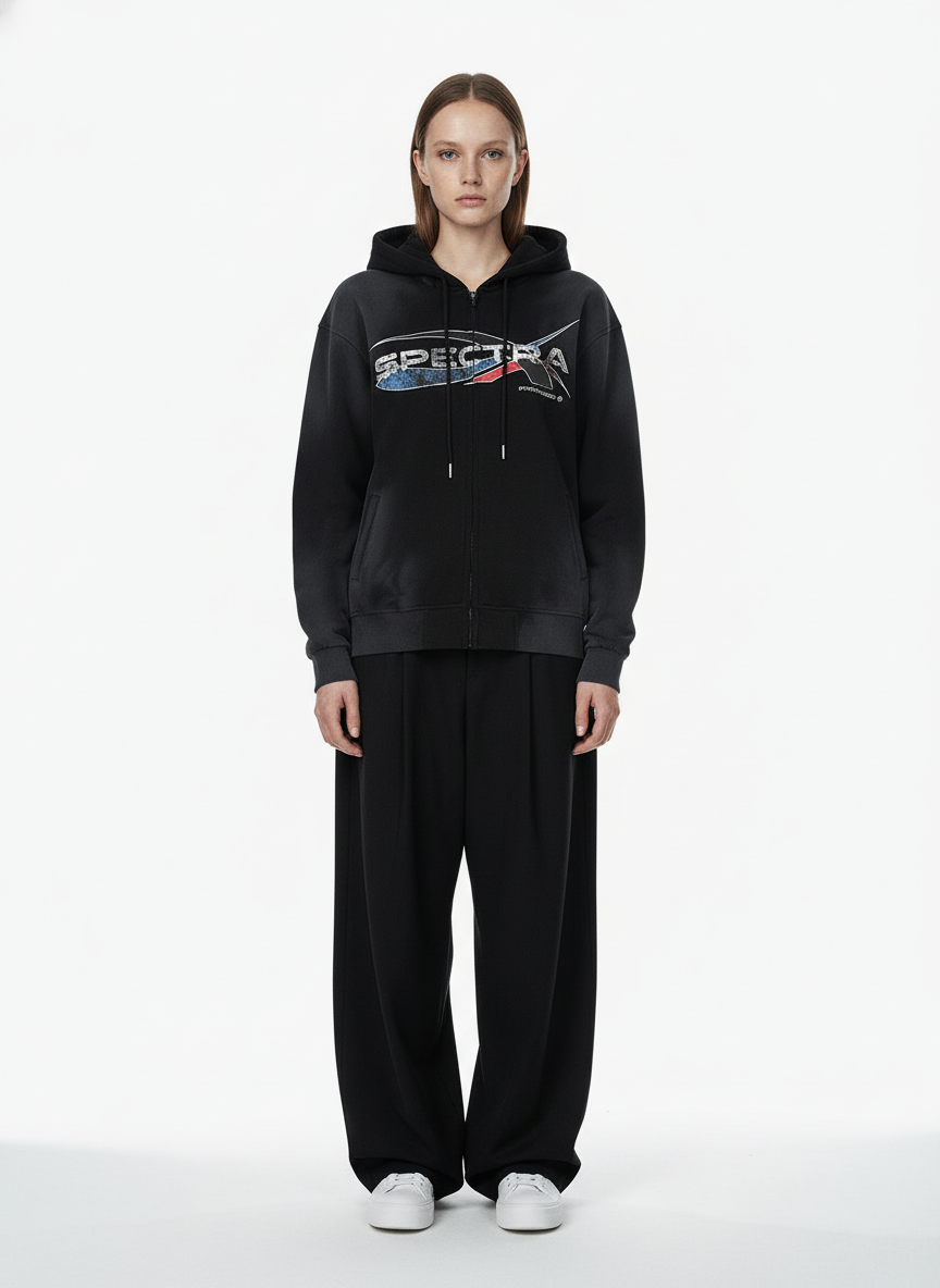 Wasteland Dirty Dyed Cardigan Hoodie