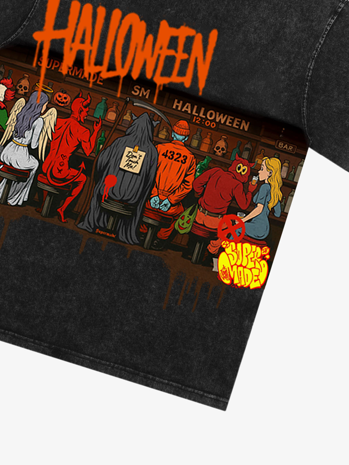 Thesupermade Halloween Pub Party T-shirt 