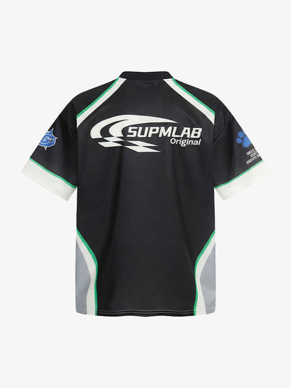 Polyester Supermade Dog Print Sports Jersey 