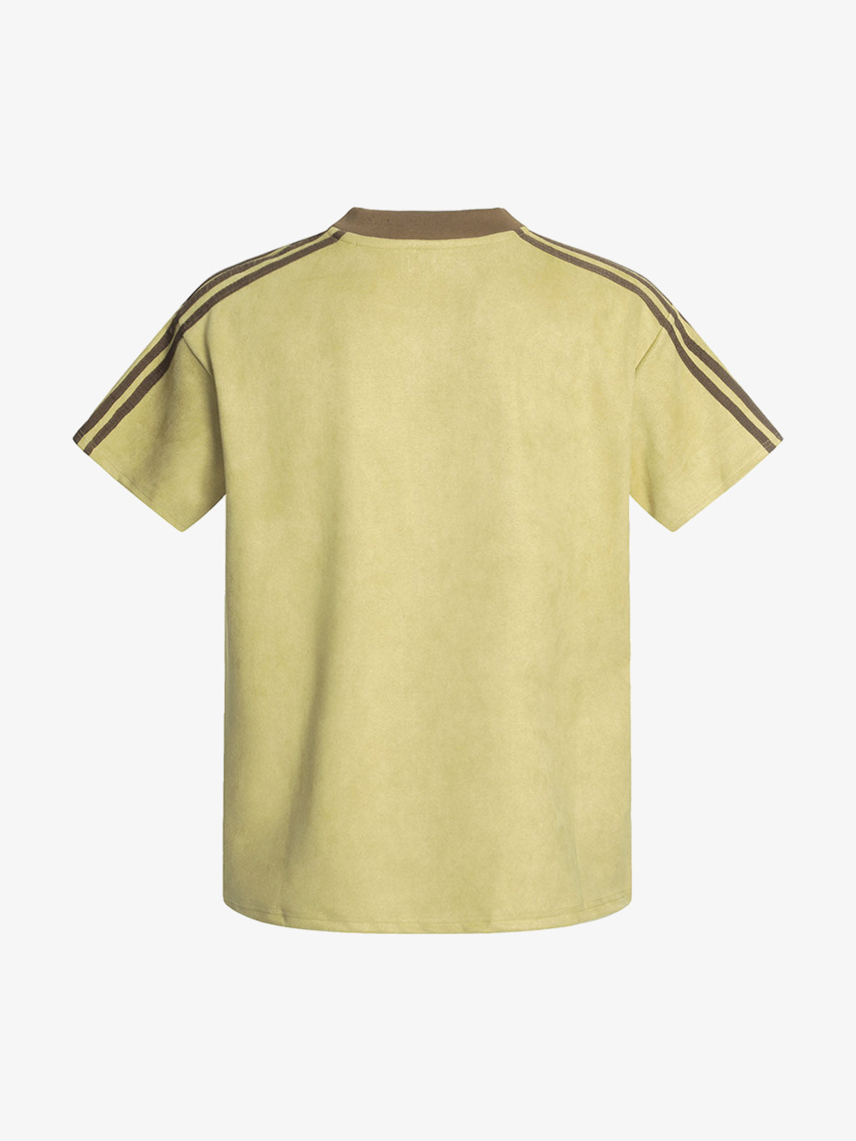 Suede 90 Digital Printed V-Neck Short Sleeve T-Shirt 