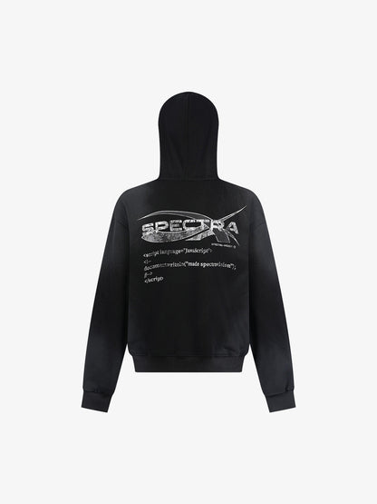 Wasteland Dirty Dyed Cardigan Hoodie 