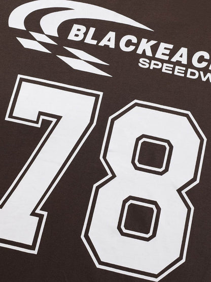 Sporty Long Sleeve Top with Bold Number Design for Active Enthusiasts 