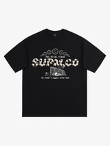 Cotton unisex solid short-sleeved T-shirt with a soccer collage logo and street football element print 