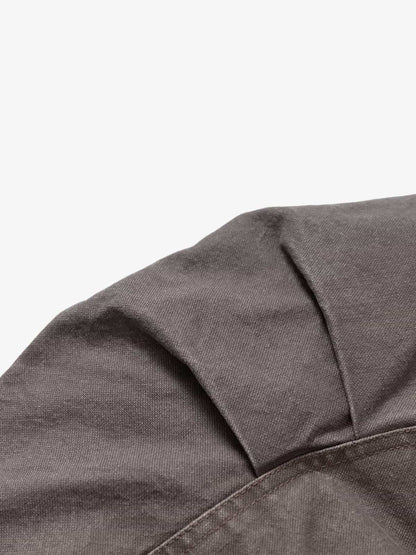 Winter-Ready Corduroy Jacket with Faux Fur Trim for Men 