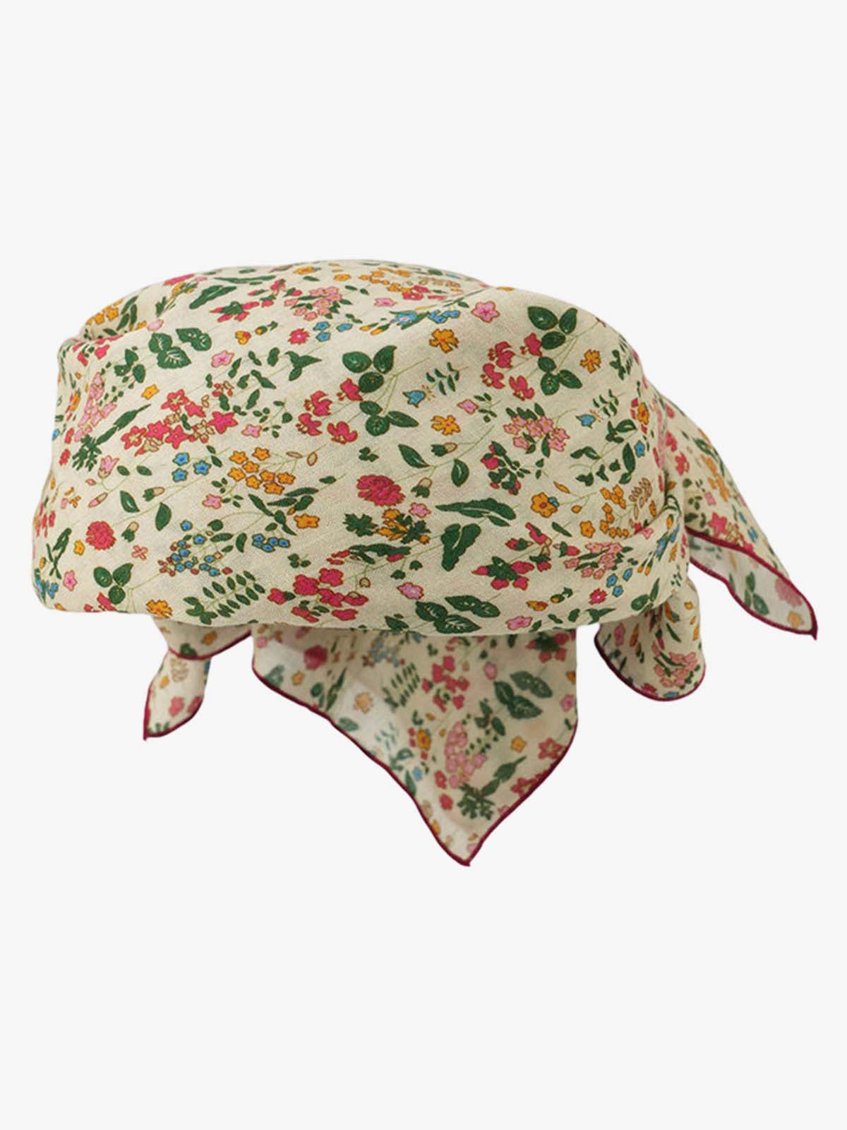 Cotton Floral Print Bandana Scarf for Women - Vintage Style Headwear with Soft Comfort and Classic Pattern?
