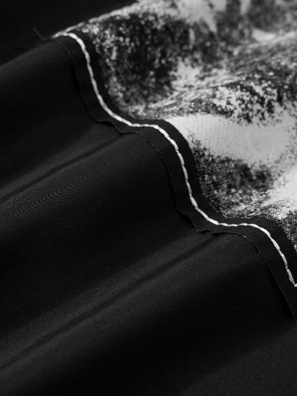 Vintage Graphic Star Embroidered Bomber Jacket