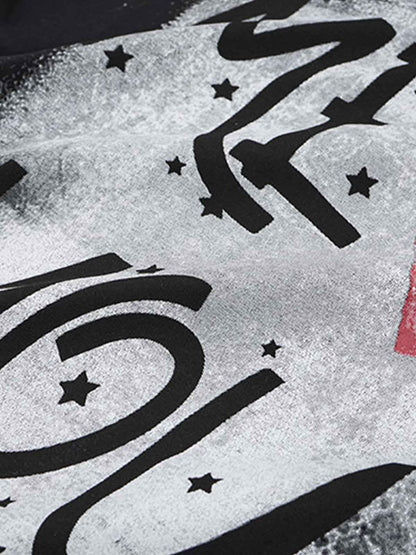 Cotton ME YOU Graphic Print Oversized T-Shirt for Men and Women?