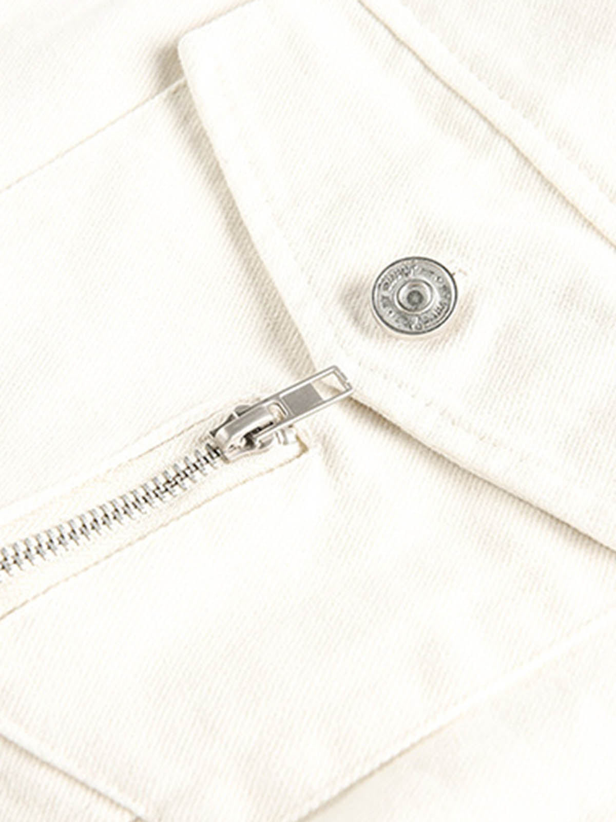 Structured Utility Stand Collar Zip Up Jacket