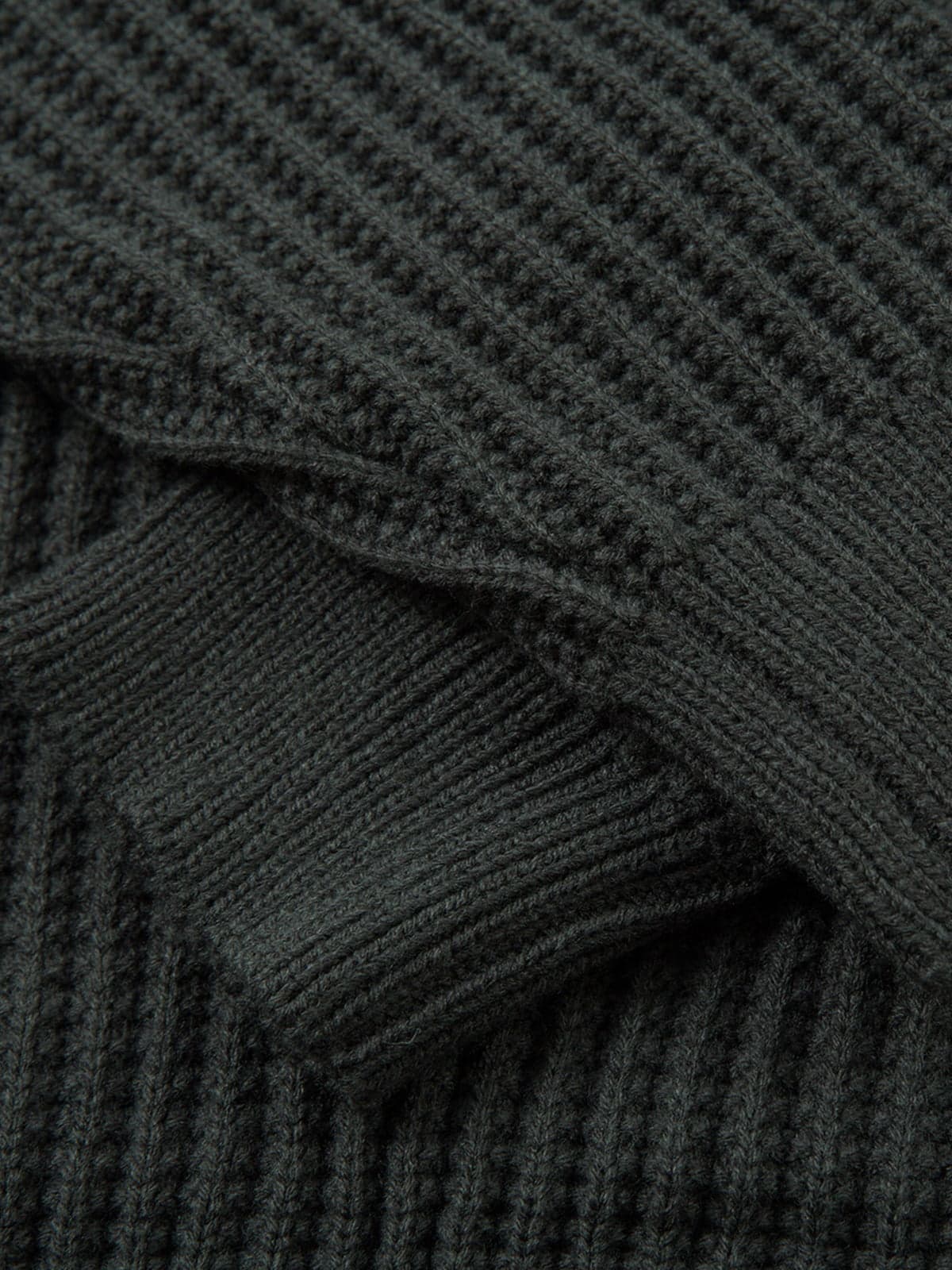 Men's Ribbed Half-Zip Sweater - Stylish and Cozy for Everyday Wear 