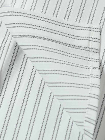 Cotton Pique Dog Print Long Sleeve Shirt for Men - Fun Animal Pattern Casual Button Down Top 