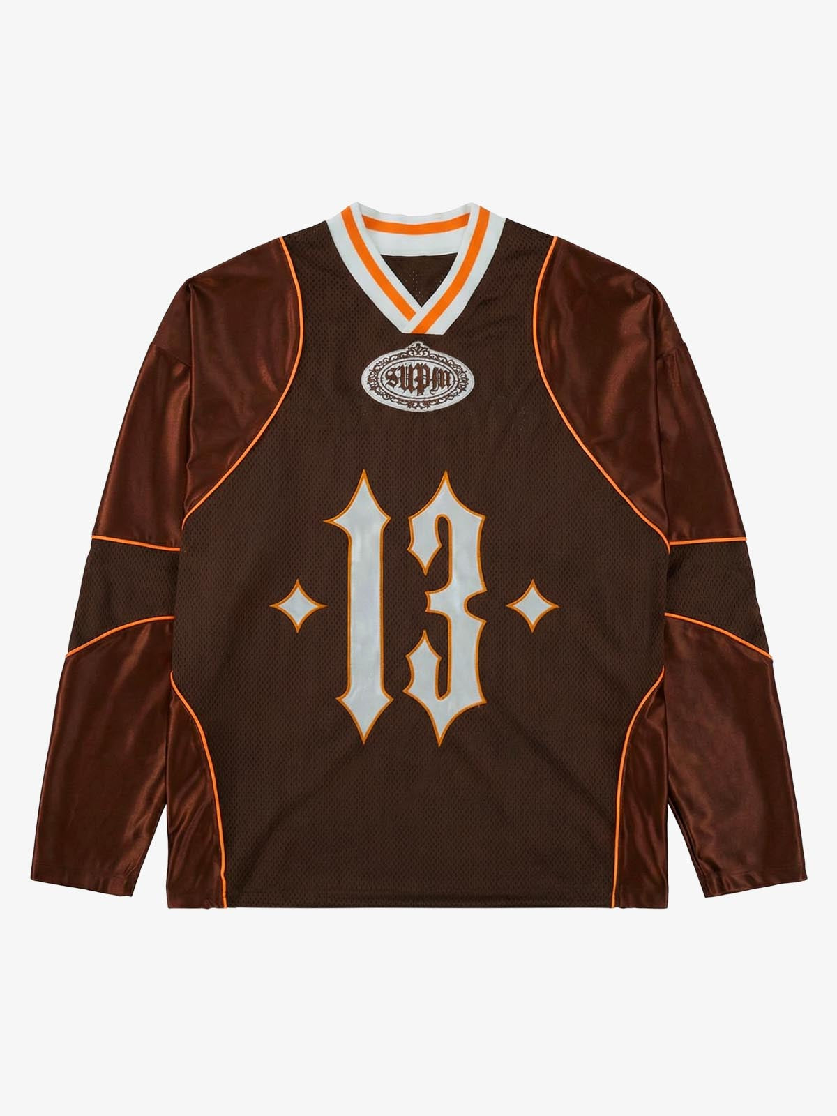 Supermade American Gothic Font Satin Mesh Jersey?