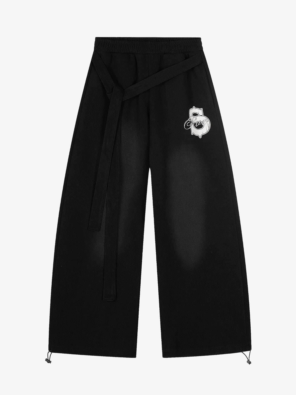 Stylish Wide-Leg Trousers with Adjustable Waistband for Modern Fashionistas 
