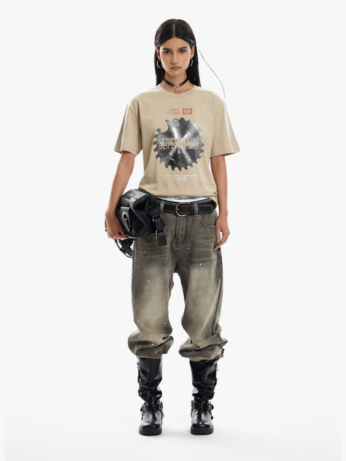 Industrial Saw Blade Graphic T-Shirt