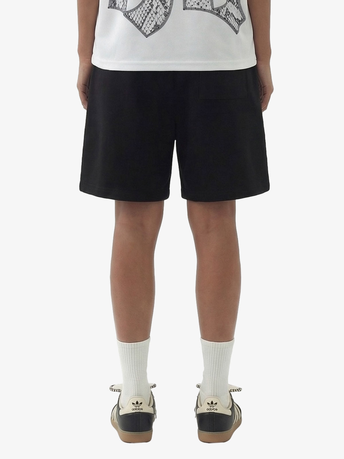 Street Graphic Drawstring Shorts
