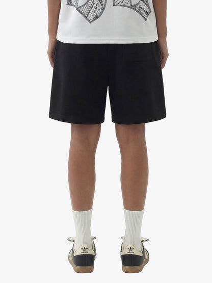 Street Graphic Drawstring Shorts