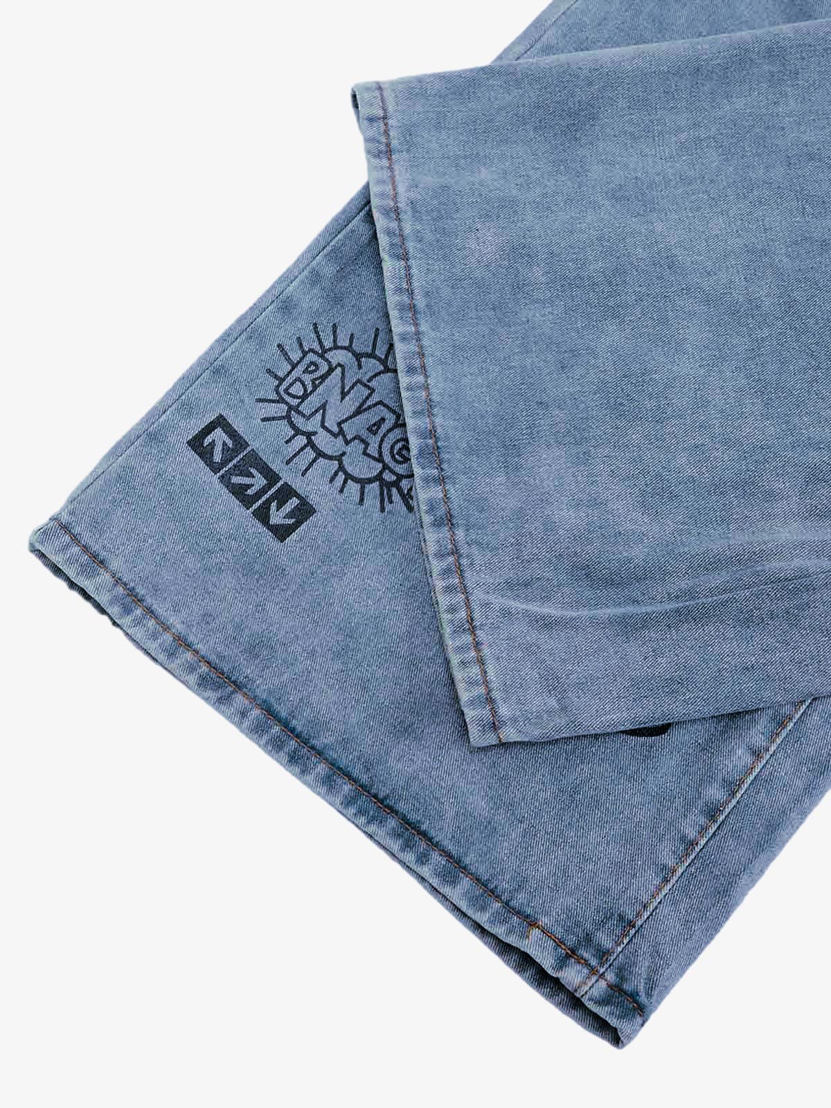 Retro Fun Graffiti Denim Jorts 