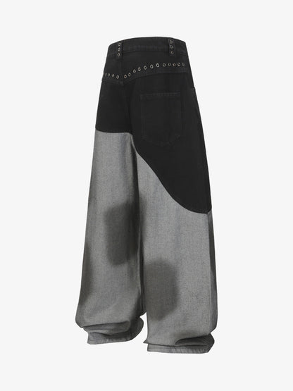 Machete RO Washed Stitching Jeans 