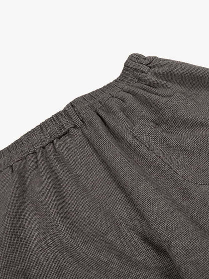 Casual Pleated Drape Stretch Barrel Pants