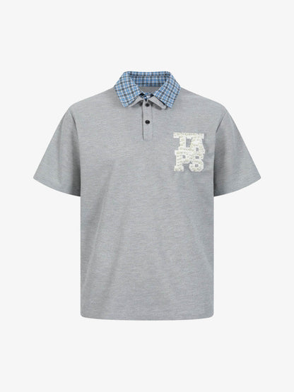 Stylish Short-Sleeve Polo Shirt with Unique Embroidered Logo for Men 