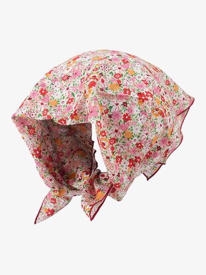 Cotton Floral Print Bandana Scarf for Women - Vintage Style Headwear with Soft Comfort and Classic Pattern?