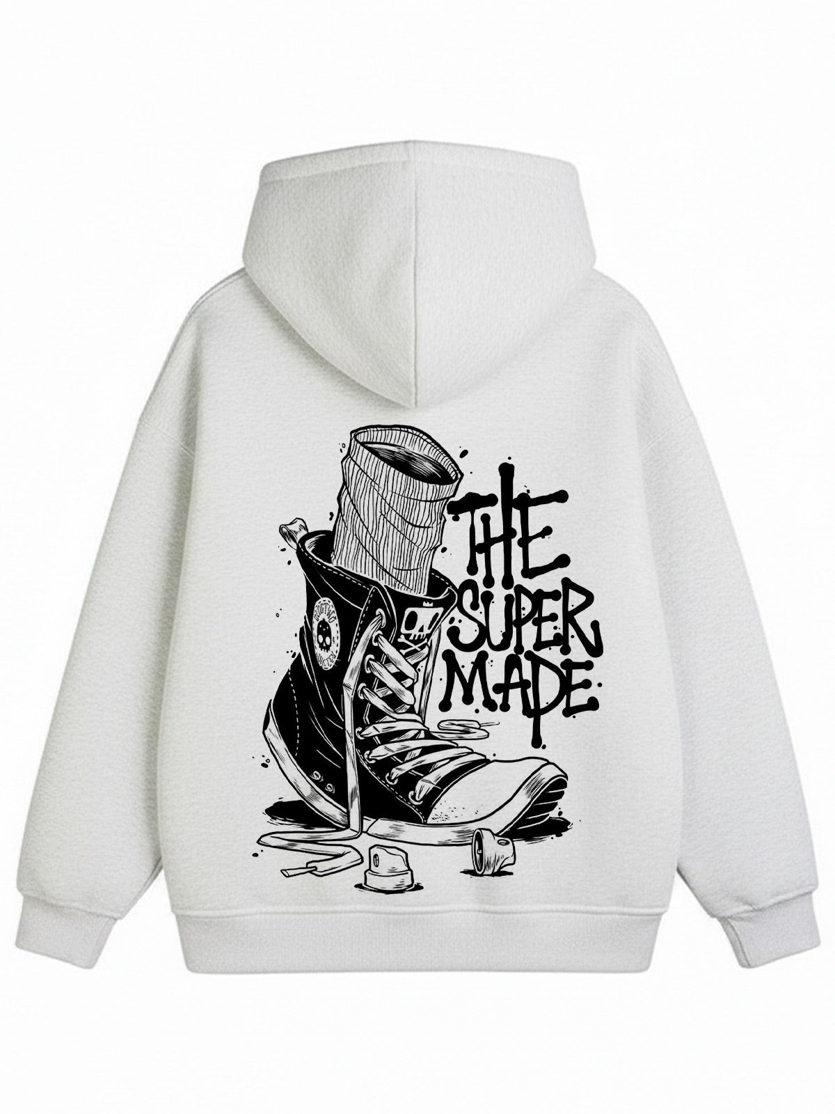 Thesupermade Double Zipper Cardigan Sweater European and American Street Girl Theme 