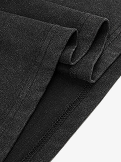 Thesupermade American Retro Color-blocked Letter Print T-shirt 