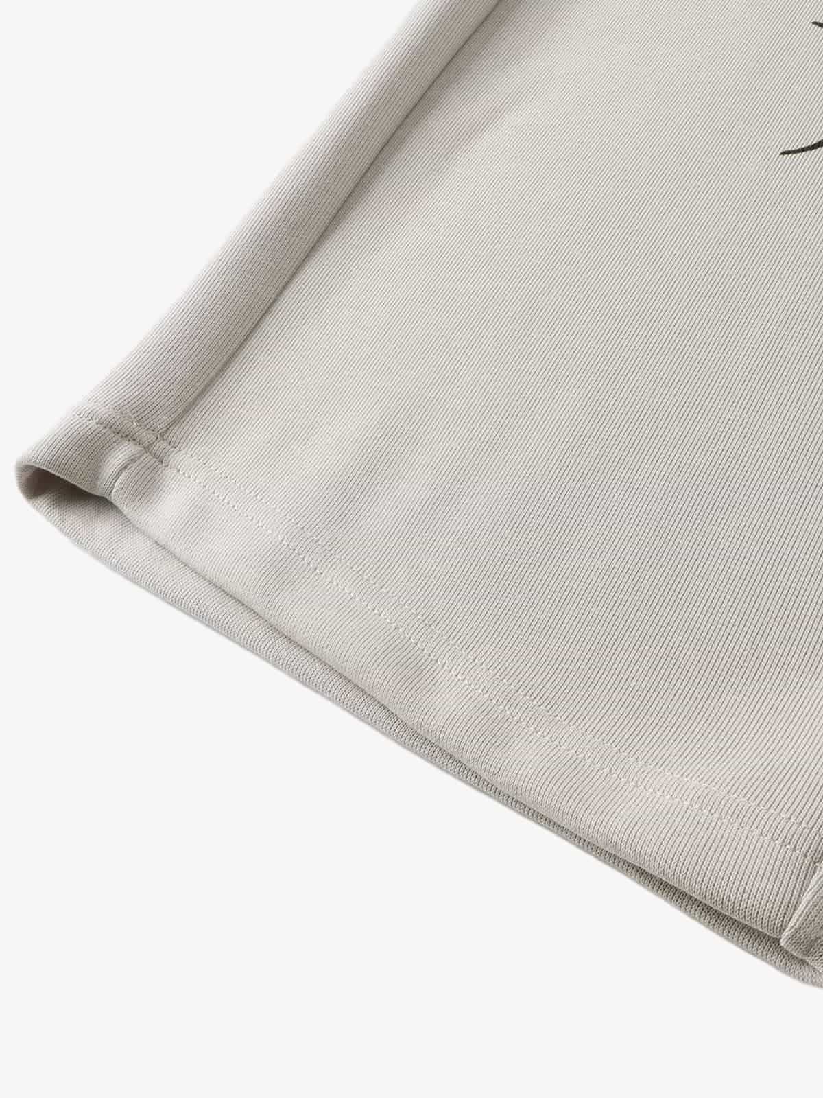 Tribal Print Wide Leg Sweatpants with Drawstring Waist 