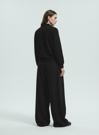 Double Collar Design Printed T-Shirt