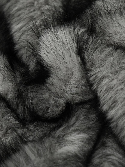 Stylish Faux Fur Hooded Jacket for Winter Warmth and Fashion 