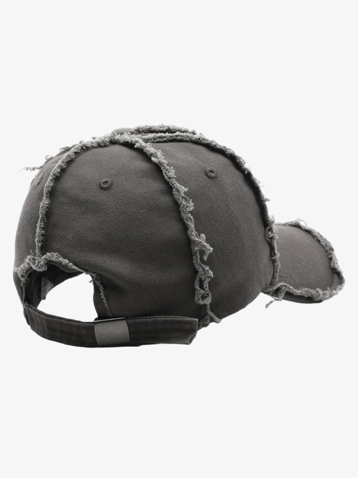 Cotton Baseball Cap with Frayed Edges - Vintage Distressed Dad Hat for Men and Women?