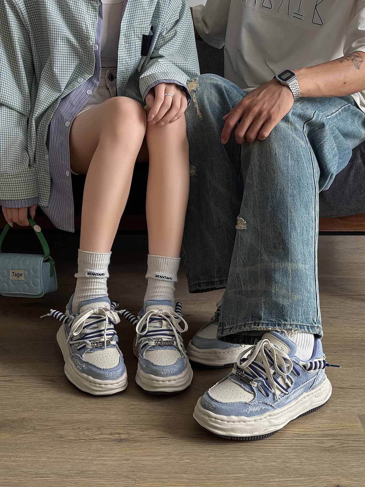 Stylish Denim-Style Sneakers for Everyday Wear 