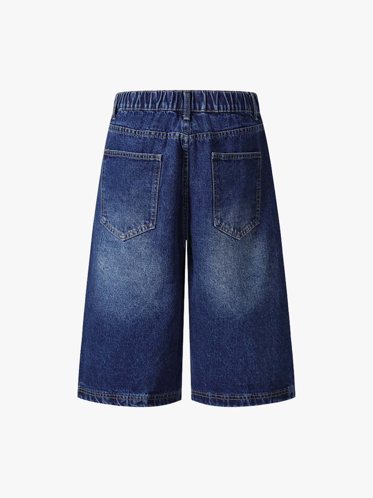 Stylish Star-Patch Denim Shorts for Summer - Perfect for Casual Outings and Festivals 