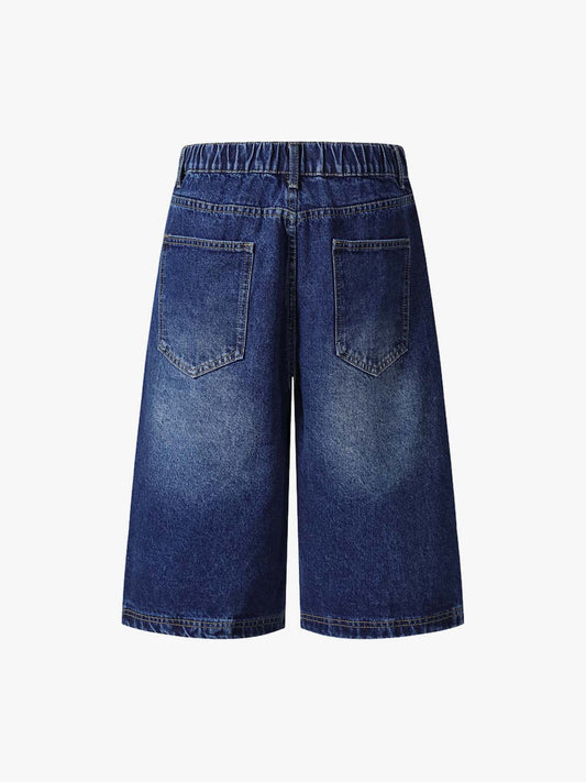 Stylish Star-Patch Denim Shorts for Summer - Perfect for Casual Outings and Festivals 